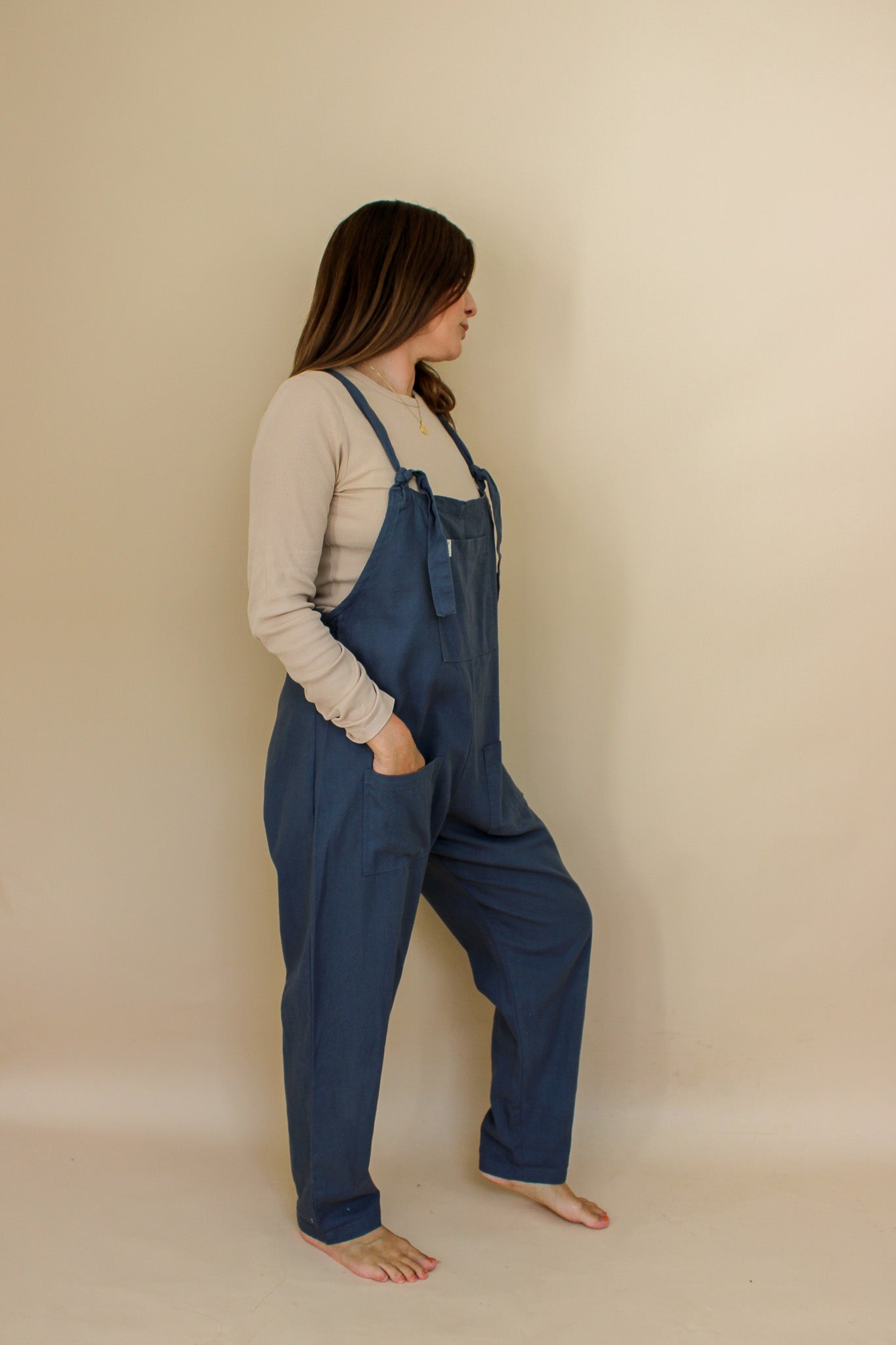 LUCY & YAK Original Organic cotton Dungarees Size M / 30"
