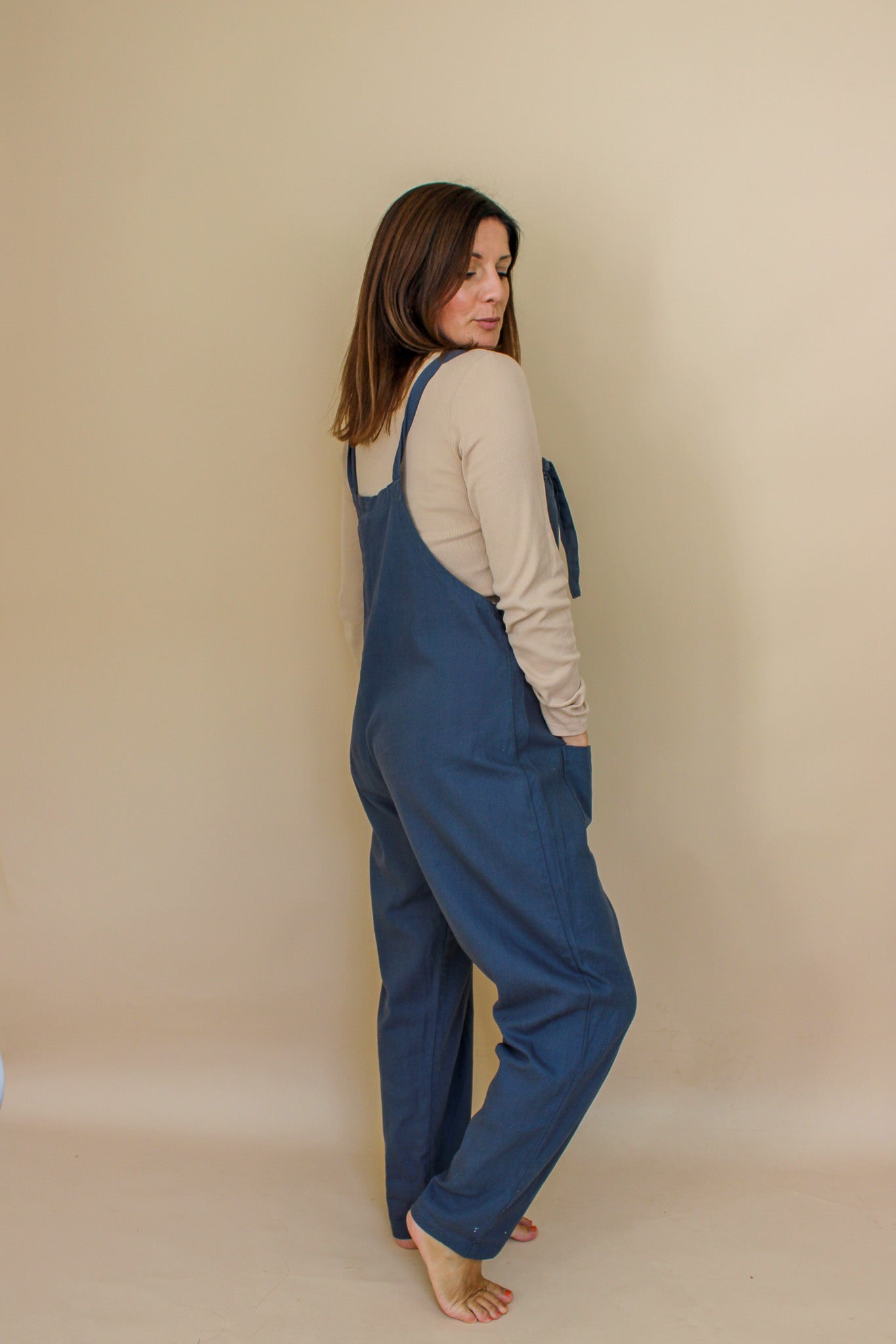 LUCY & YAK Original Organic cotton Dungarees Size M / 30"