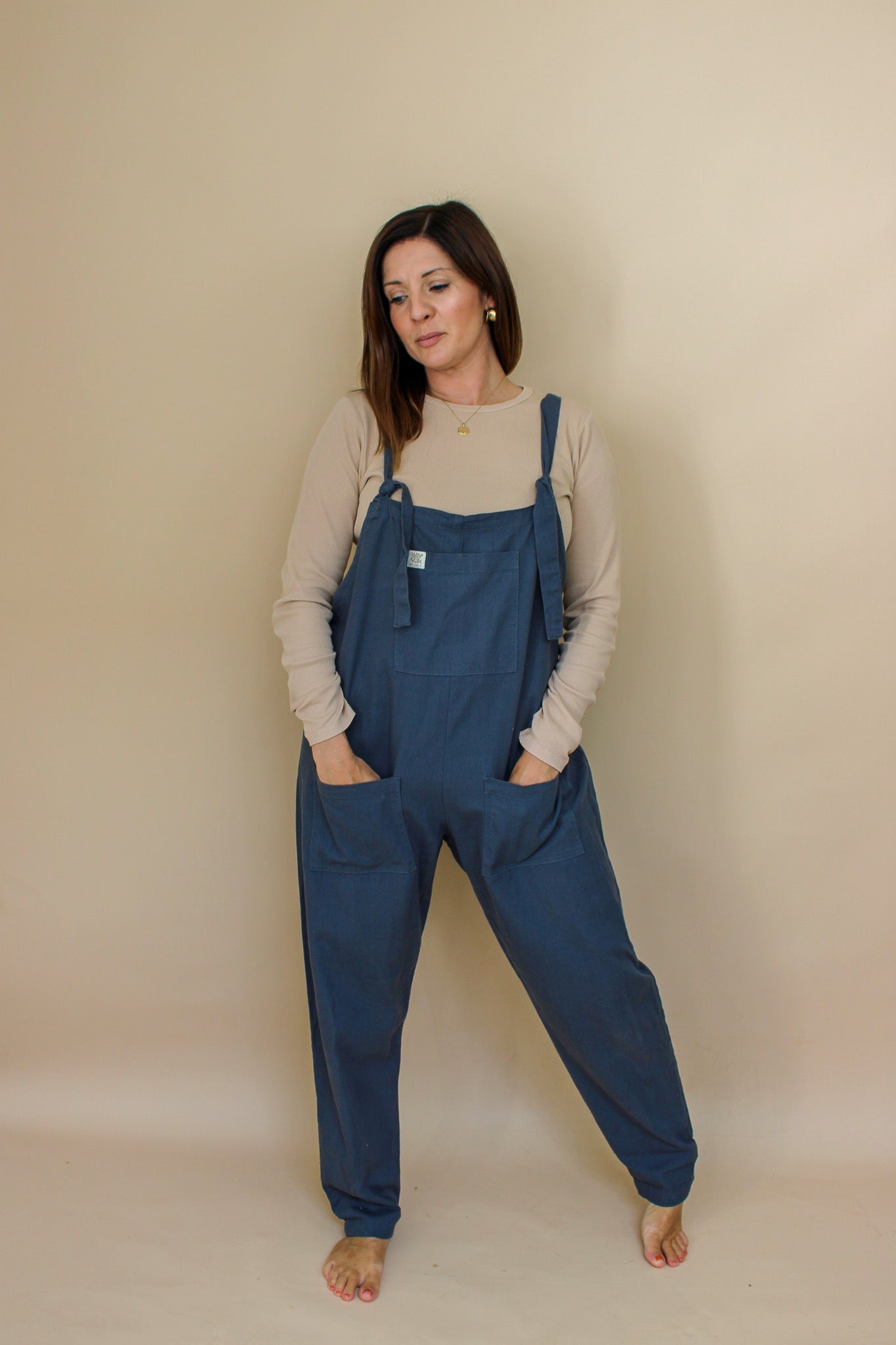 LUCY & YAK Original Organic cotton Dungarees Size M / 30"