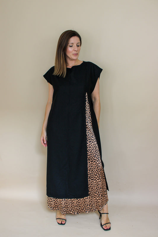 JESSICA LEWIS Long Wool Tunic Vest Size M