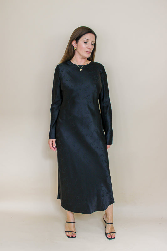 REALISATION PAR The Owens Voodoo Bias Cut Midi Silk Dress Size L