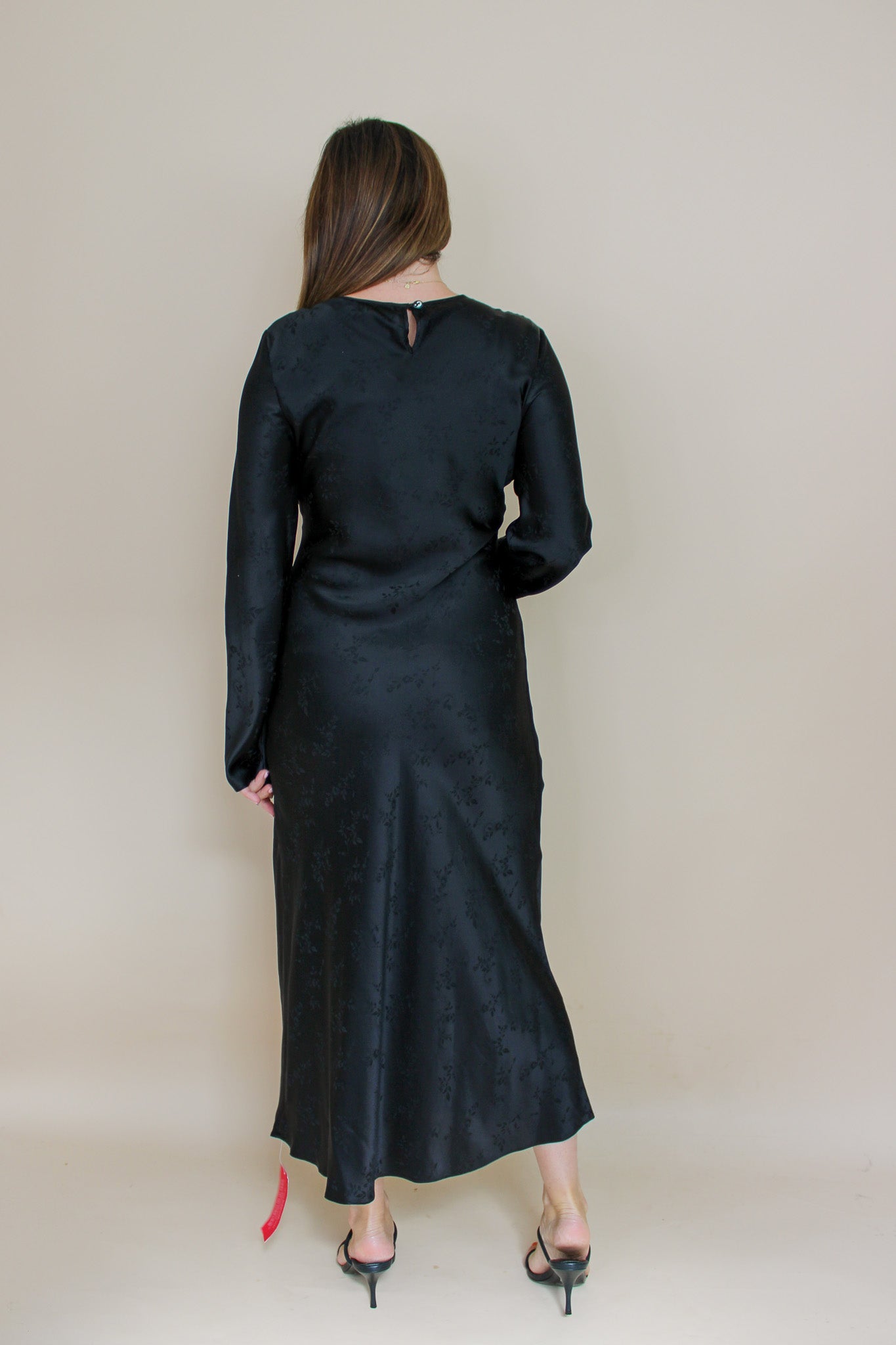REALISATION PAR The Owens Voodoo Bias Cut Midi Silk Dress Size L