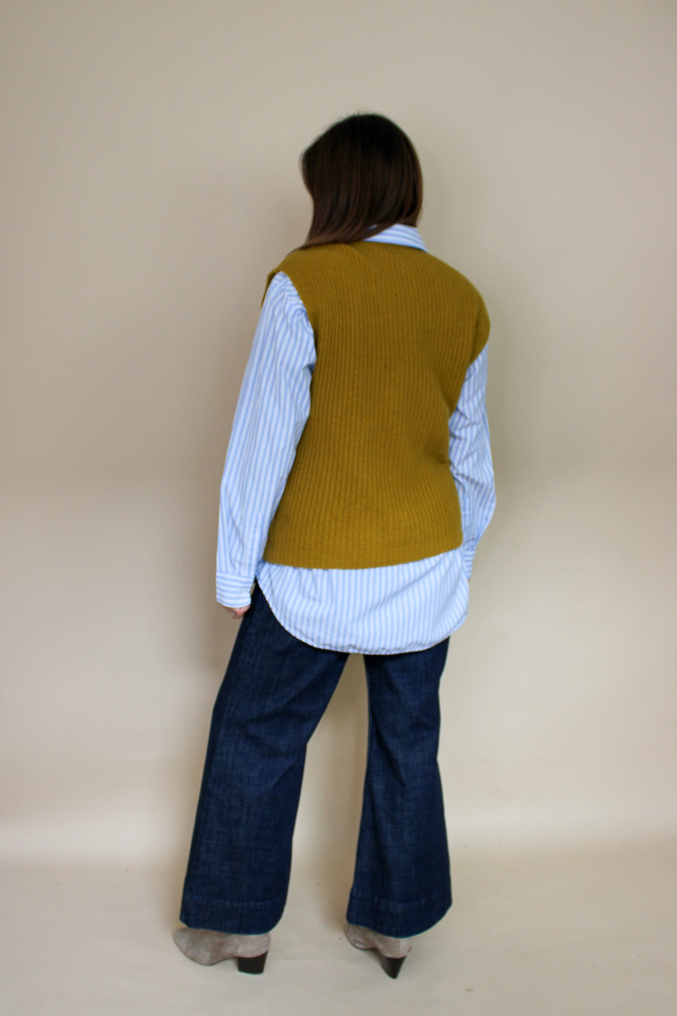 ALIGNE Evelyn Ribbed Sleeveless Sweater Vest Size XS