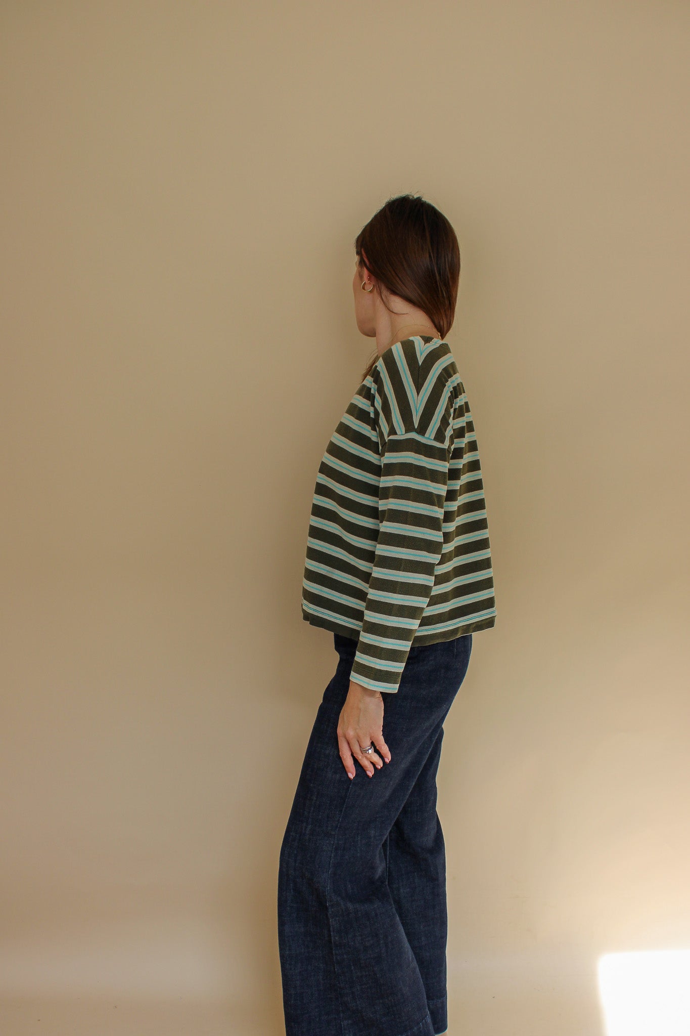 TOAST Stripe Breton Top Size S