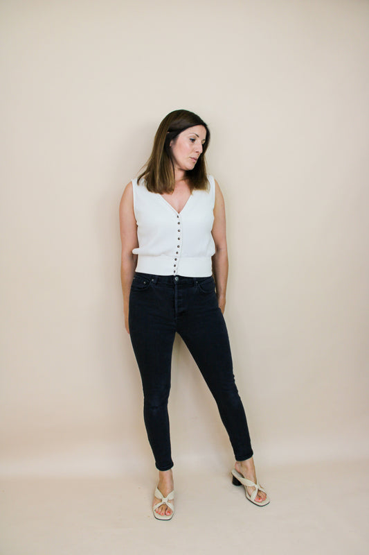 REFORMATION Serena High-waisted Skinny Denim Jeans Size 28 (UK 8-10)