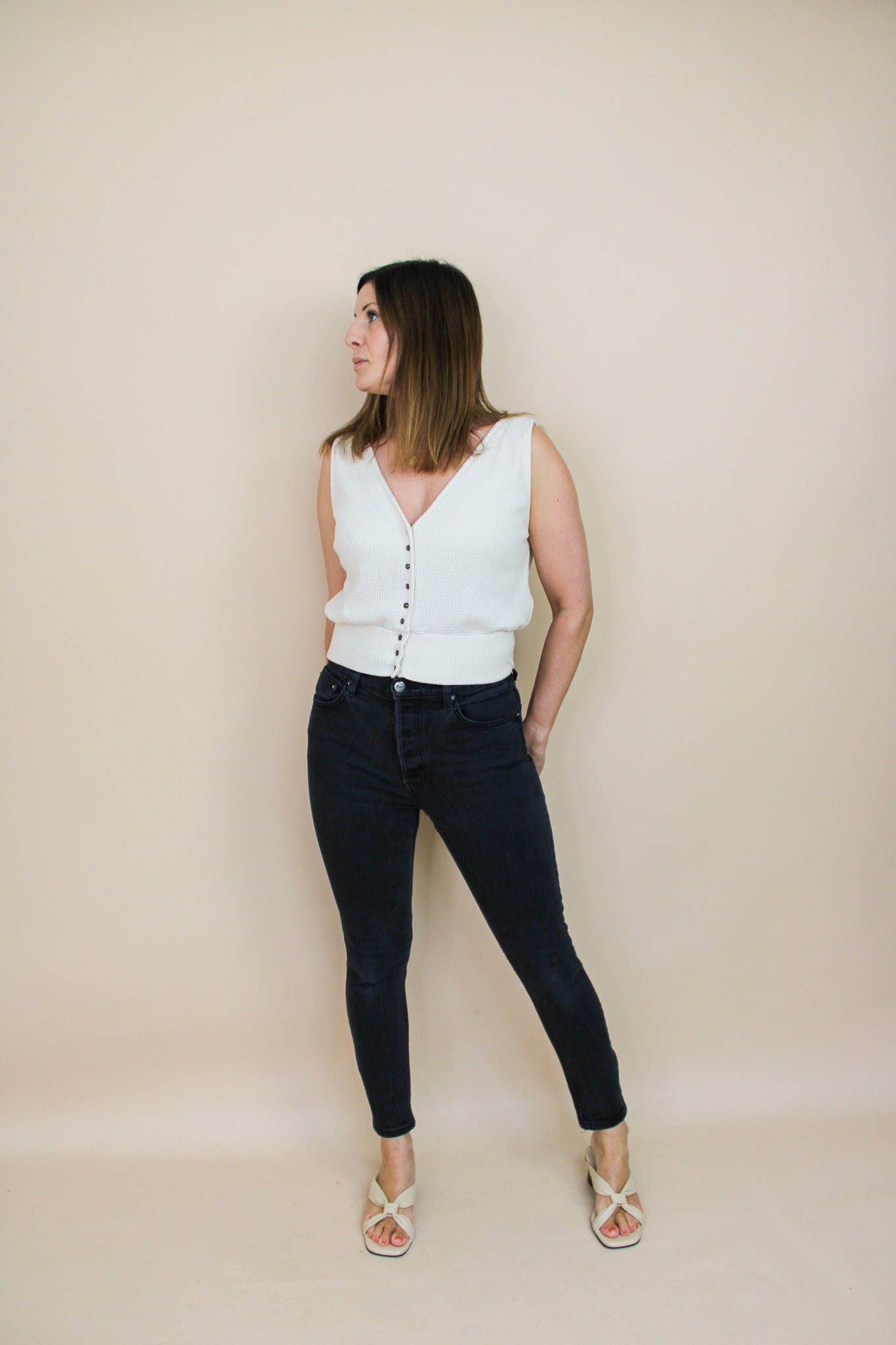 REFORMATION Serena High-waisted Skinny Denim Jeans Size 28 (UK 8-10)