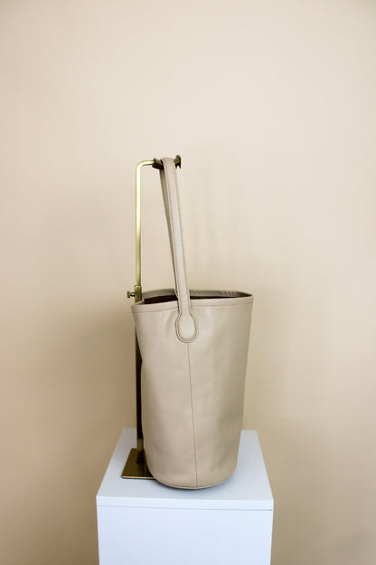J CREW Berkeley Big Leather Bucket Bag O/S