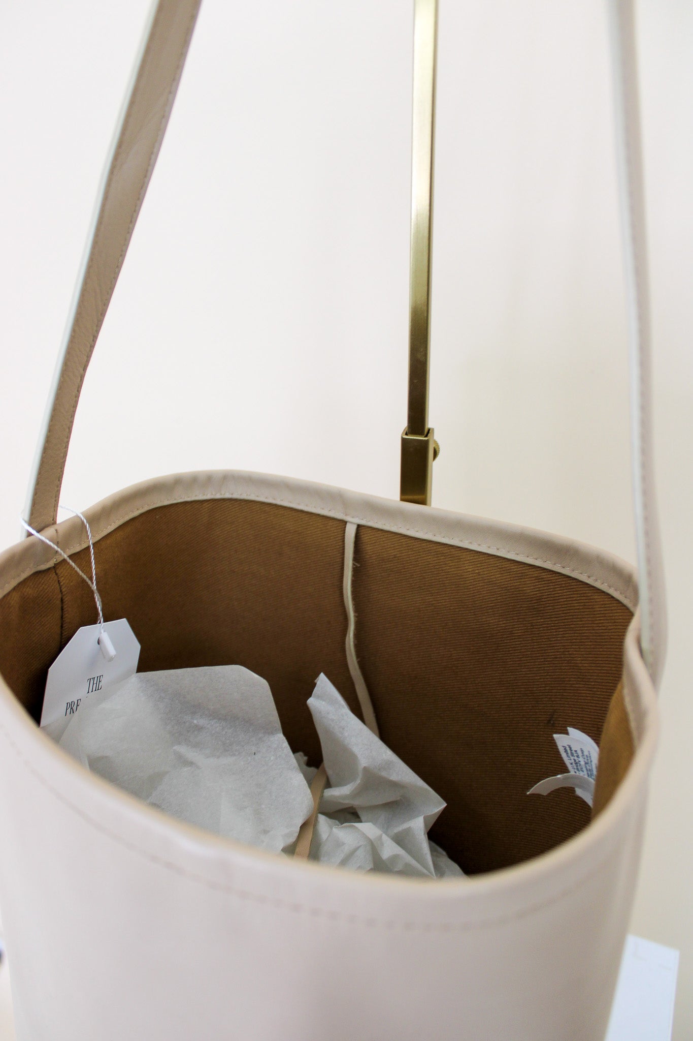 J CREW Berkeley Big Leather Bucket Bag O/S