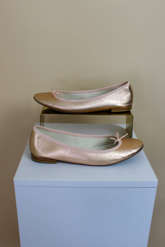 REPETTO Metallic Cendrillon Ballet Pumps Size 41 (UK 8)