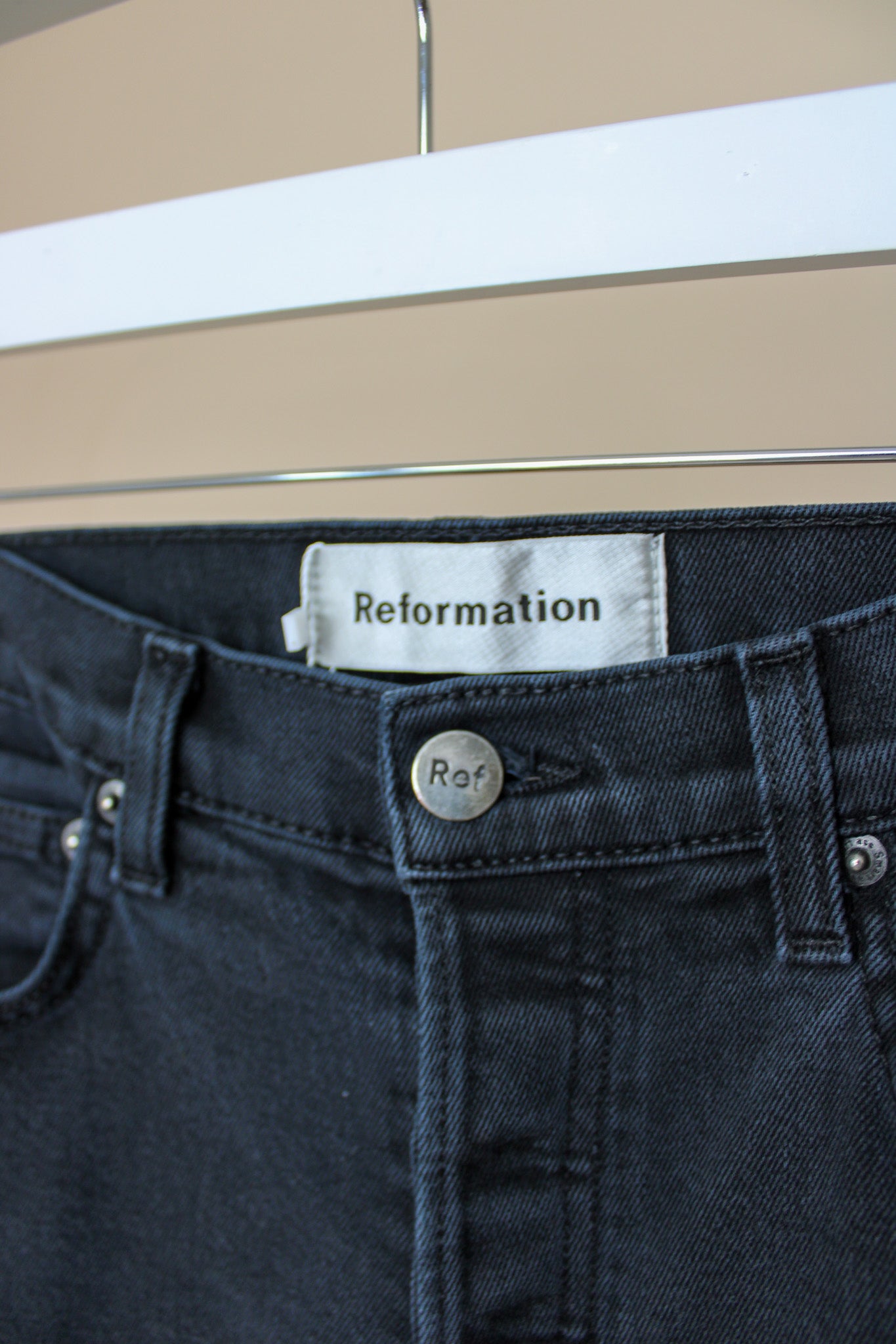 REFORMATION Serena High-waisted Skinny Denim Jeans Size 28 (UK 8-10)
