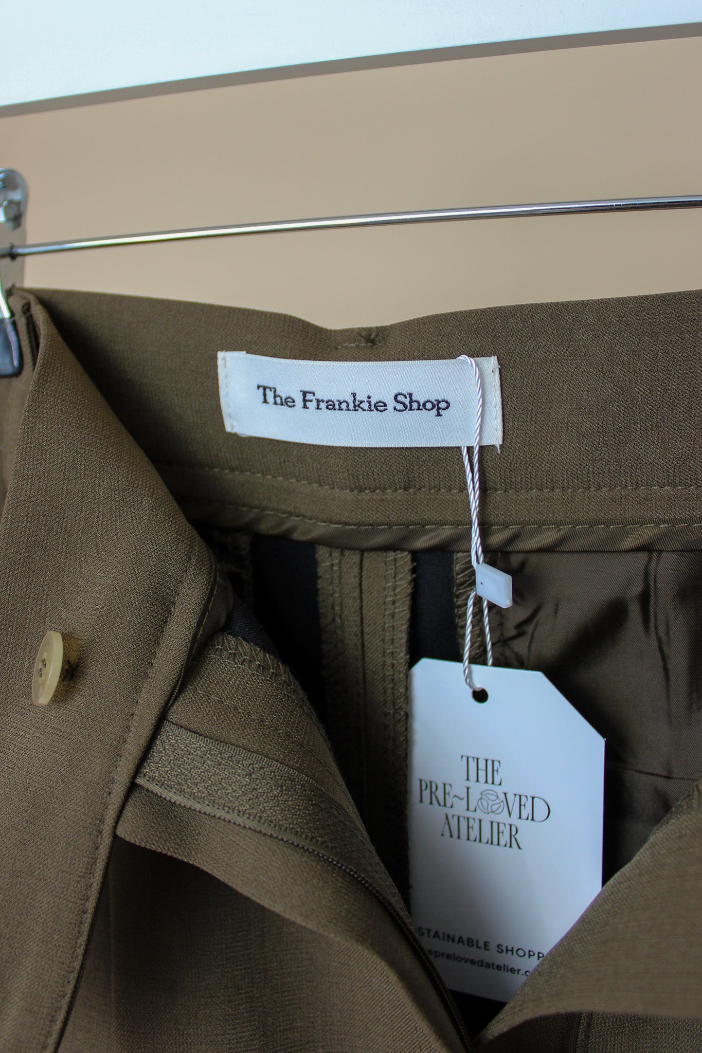 THE FRANKIE SHOP Bea Suit pants Straight Leg Trousers Size L