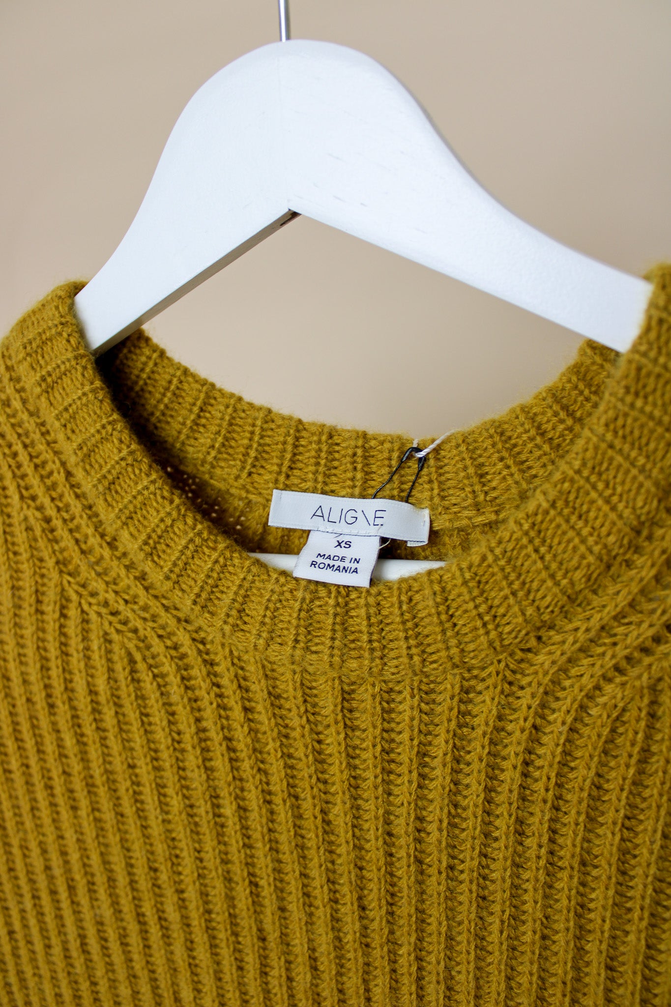 ALIGNE Evelyn Ribbed Sleeveless Sweater Vest Size XS