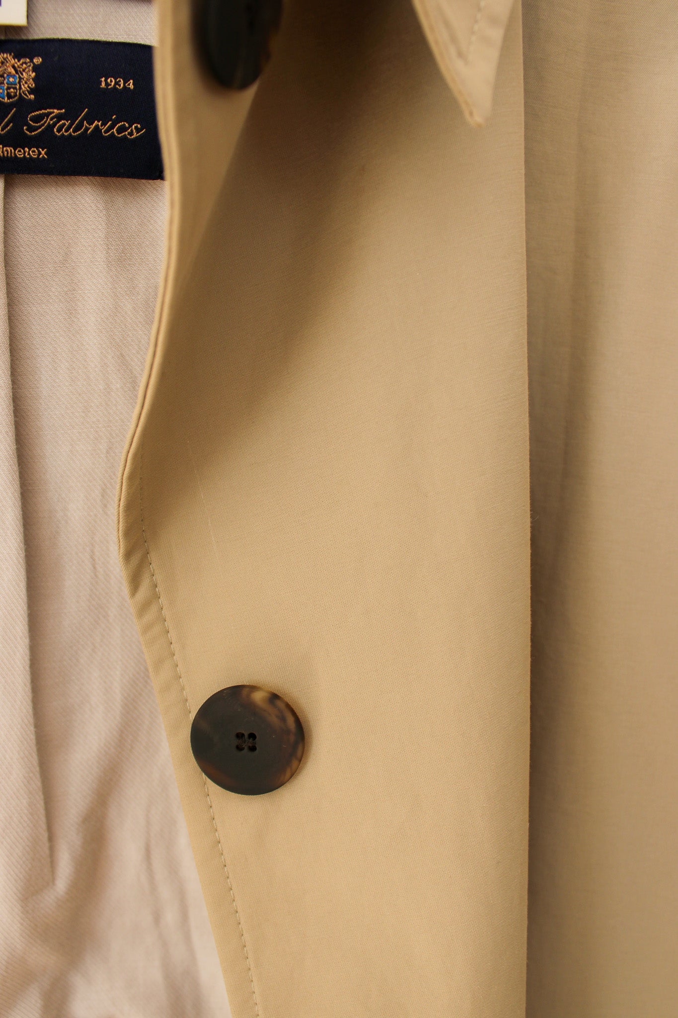 STUDIO NICHOLSON Holin Technical Cotton Trench Coat Size 1