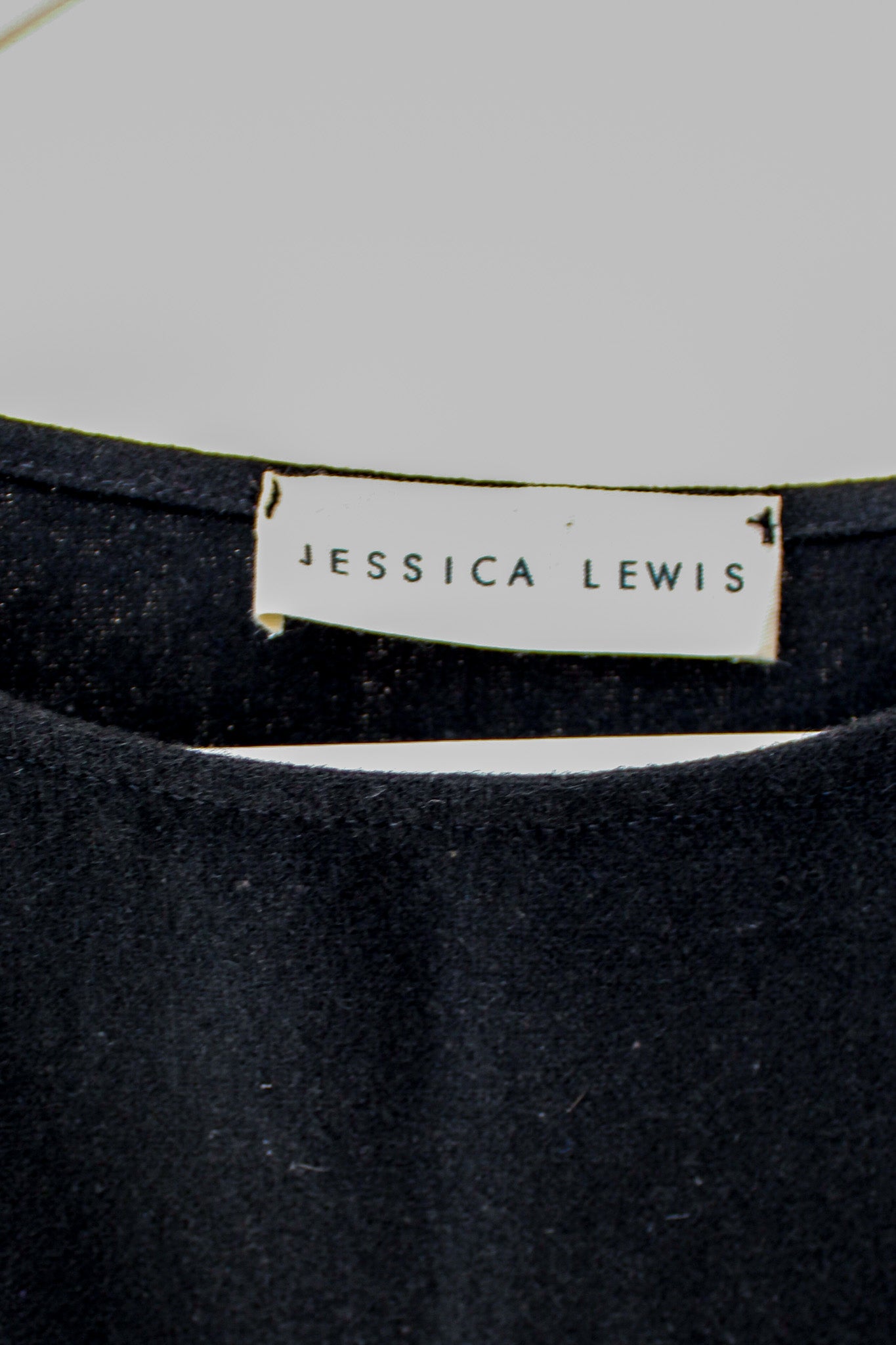 JESSICA LEWIS Long Wool Tunic Vest Size M