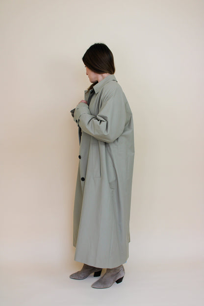 STUDIO NICHOLSON Holin Technical Cotton Trench Coat Size 1