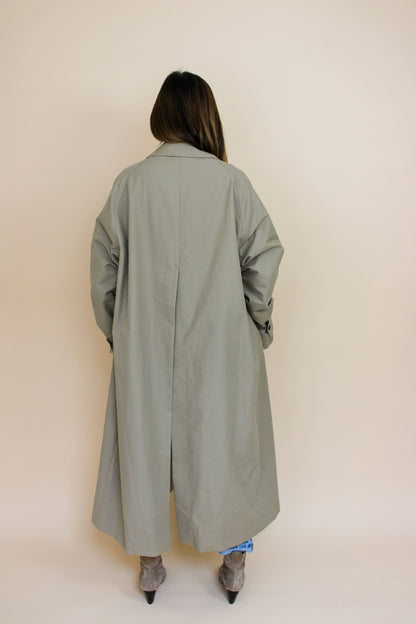 STUDIO NICHOLSON Holin Technical Cotton Trench Coat Size 1