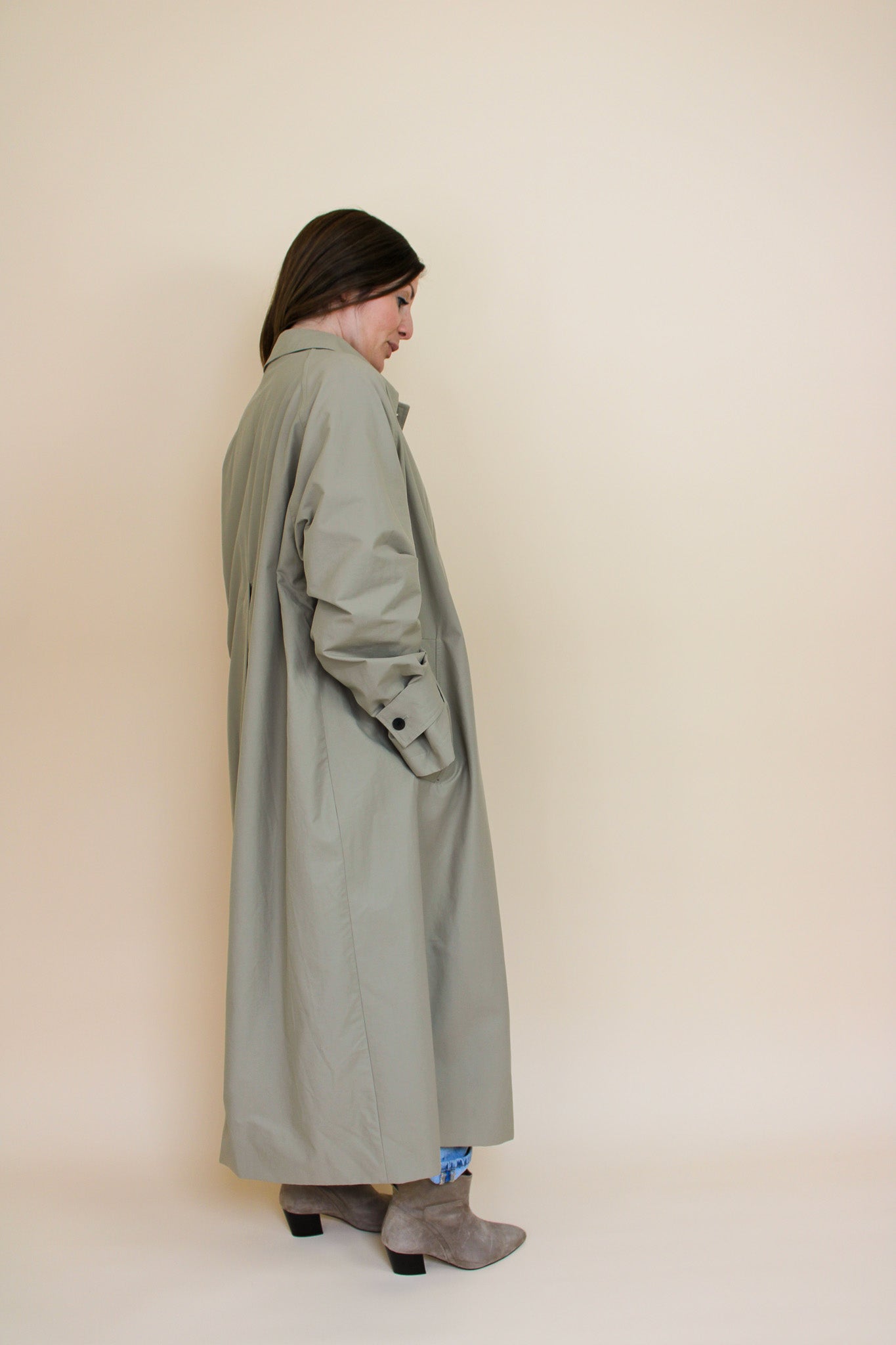 STUDIO NICHOLSON Holin Technical Cotton Trench Coat Size 1