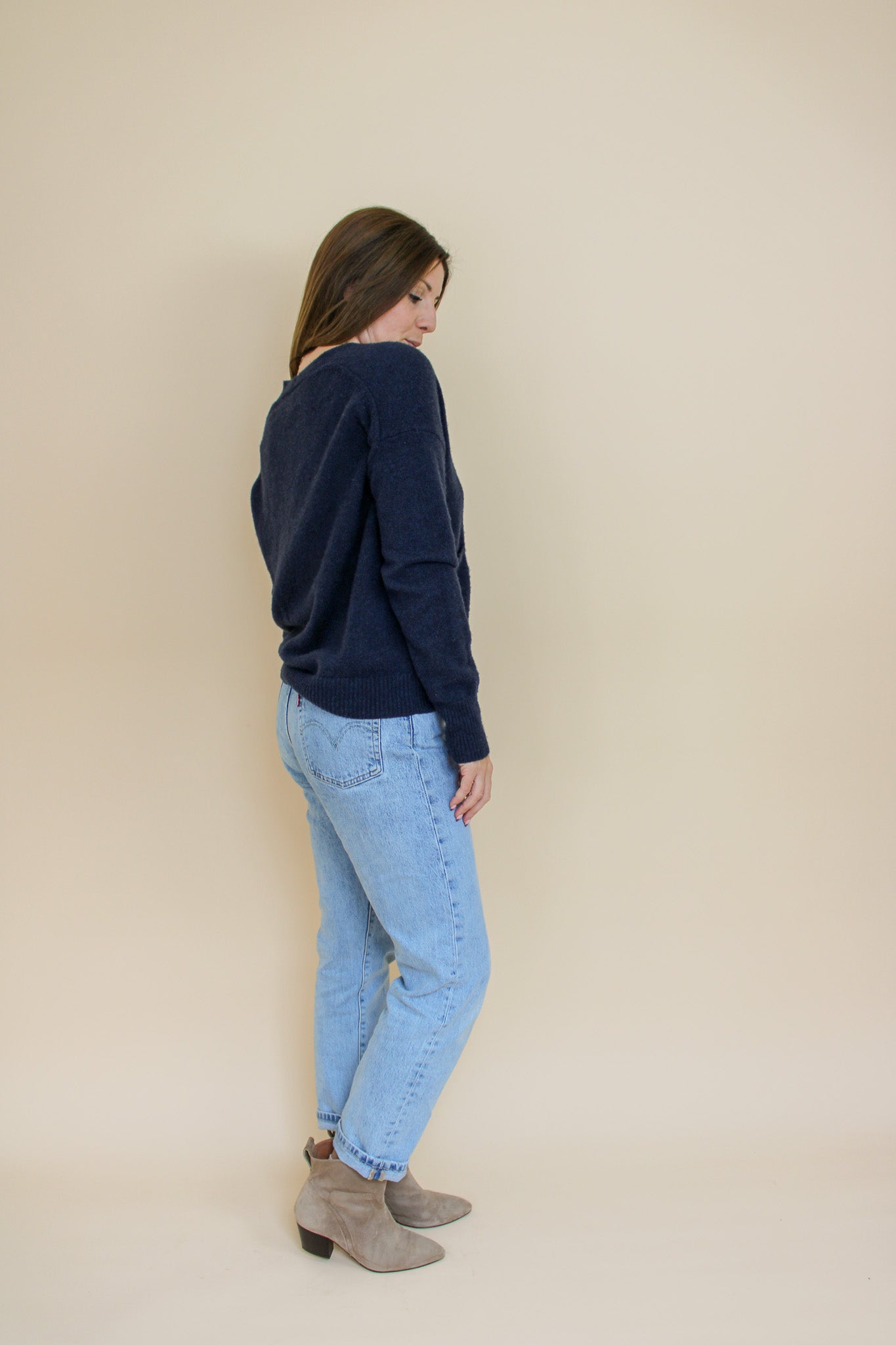 TOAST Ffion Wool & Cashmere Cardigan Size M