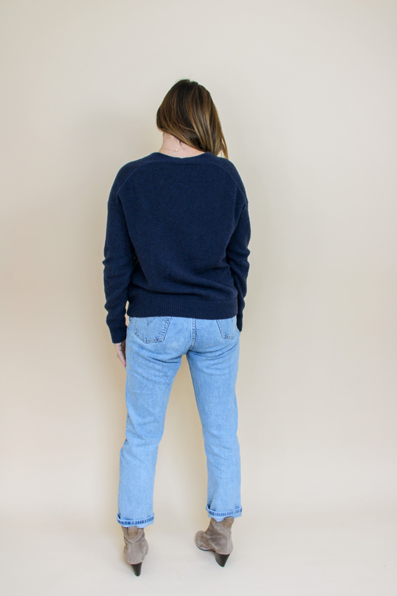 TOAST Ffion Wool & Cashmere Cardigan Size M