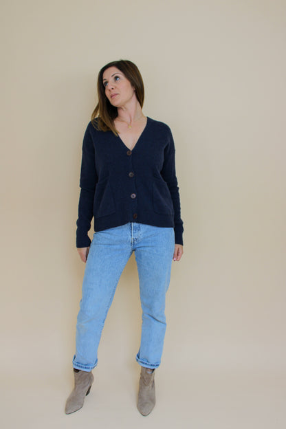 TOAST Ffion Wool & Cashmere Cardigan Size M