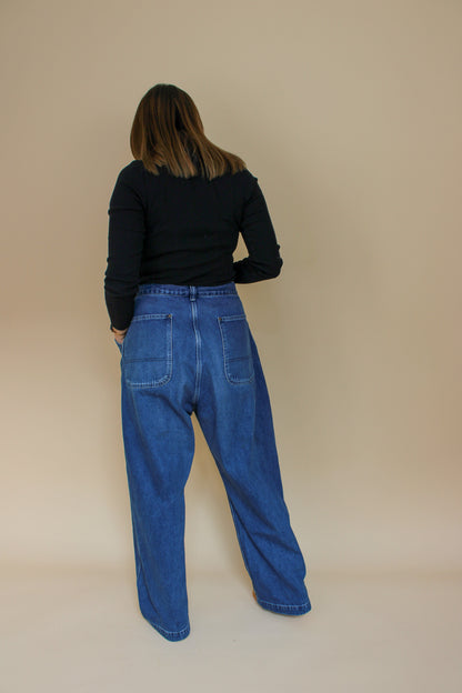 ORDINARY FITS Loose Fit Distressed Jeans Size 34" (adjustable)