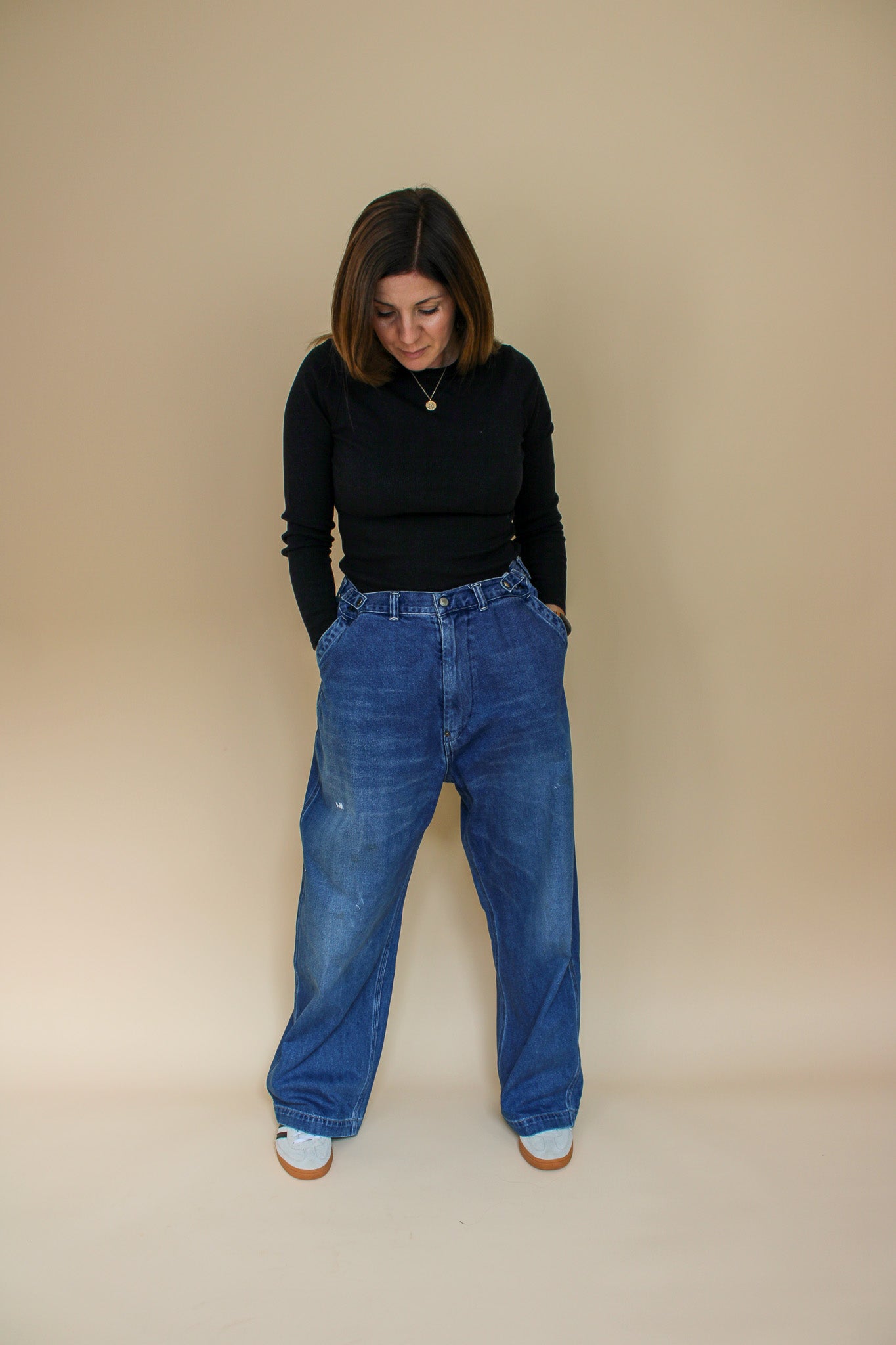 ORDINARY FITS Loose Fit Distressed Jeans Size 34" (adjustable)