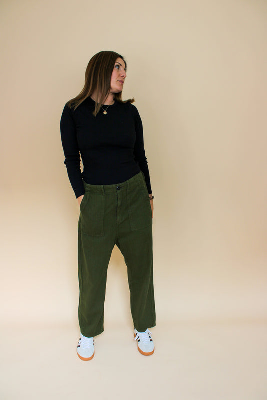 THE GREAT The Vintage Army Pant Trousers Size 31"