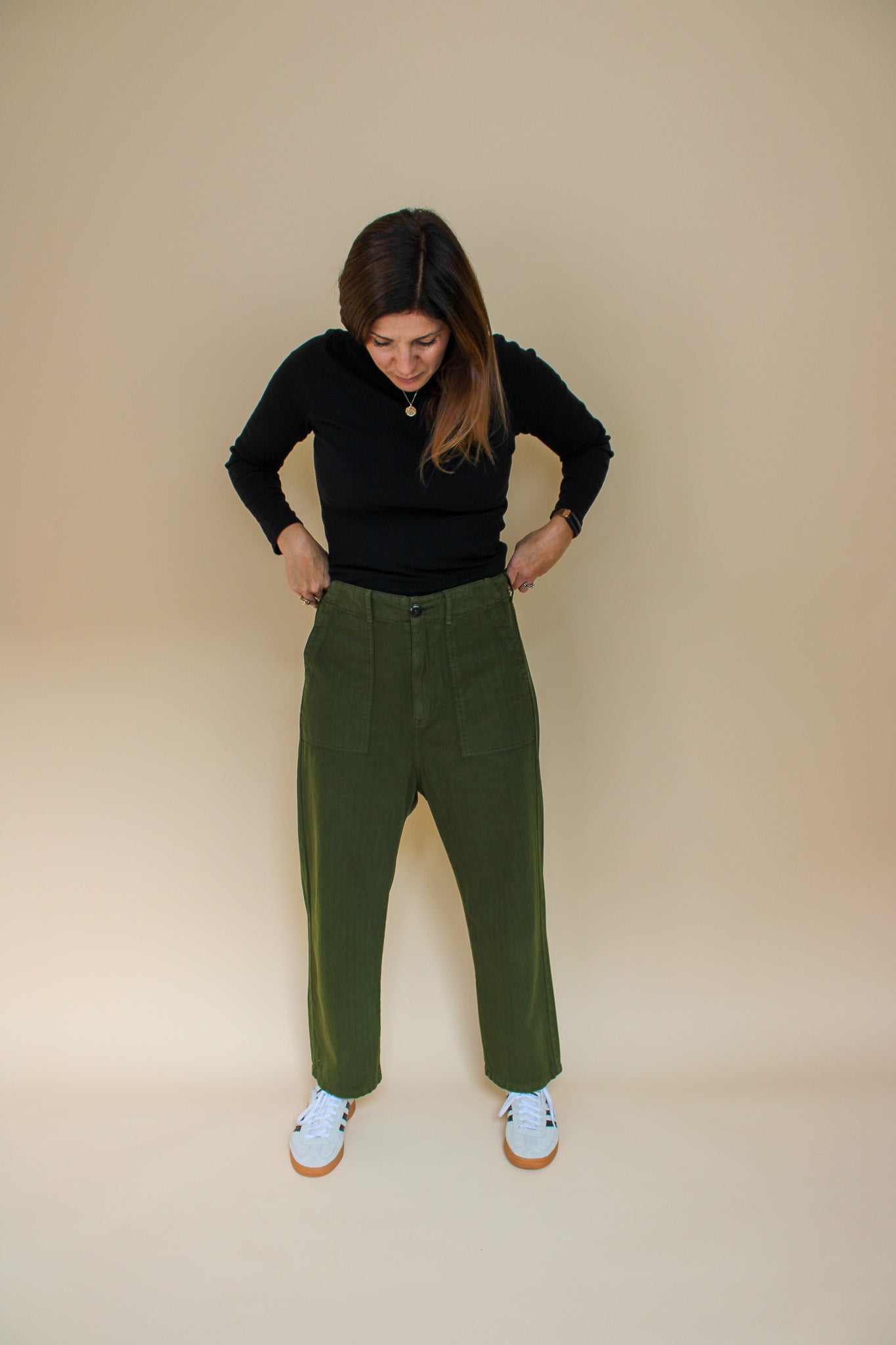 THE GREAT The Vintage Army Pant Trousers Size 29"