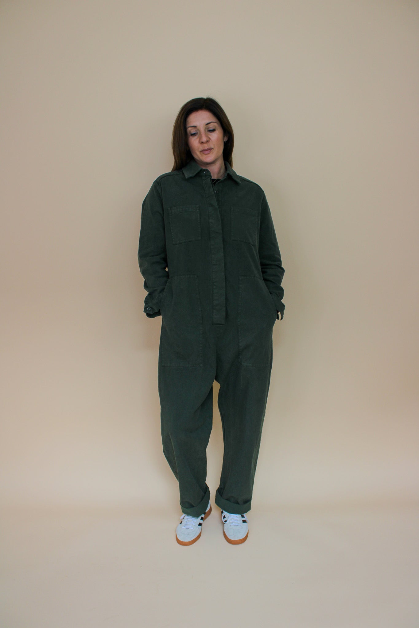 BEYOND NINE Cotton Coverall Size M