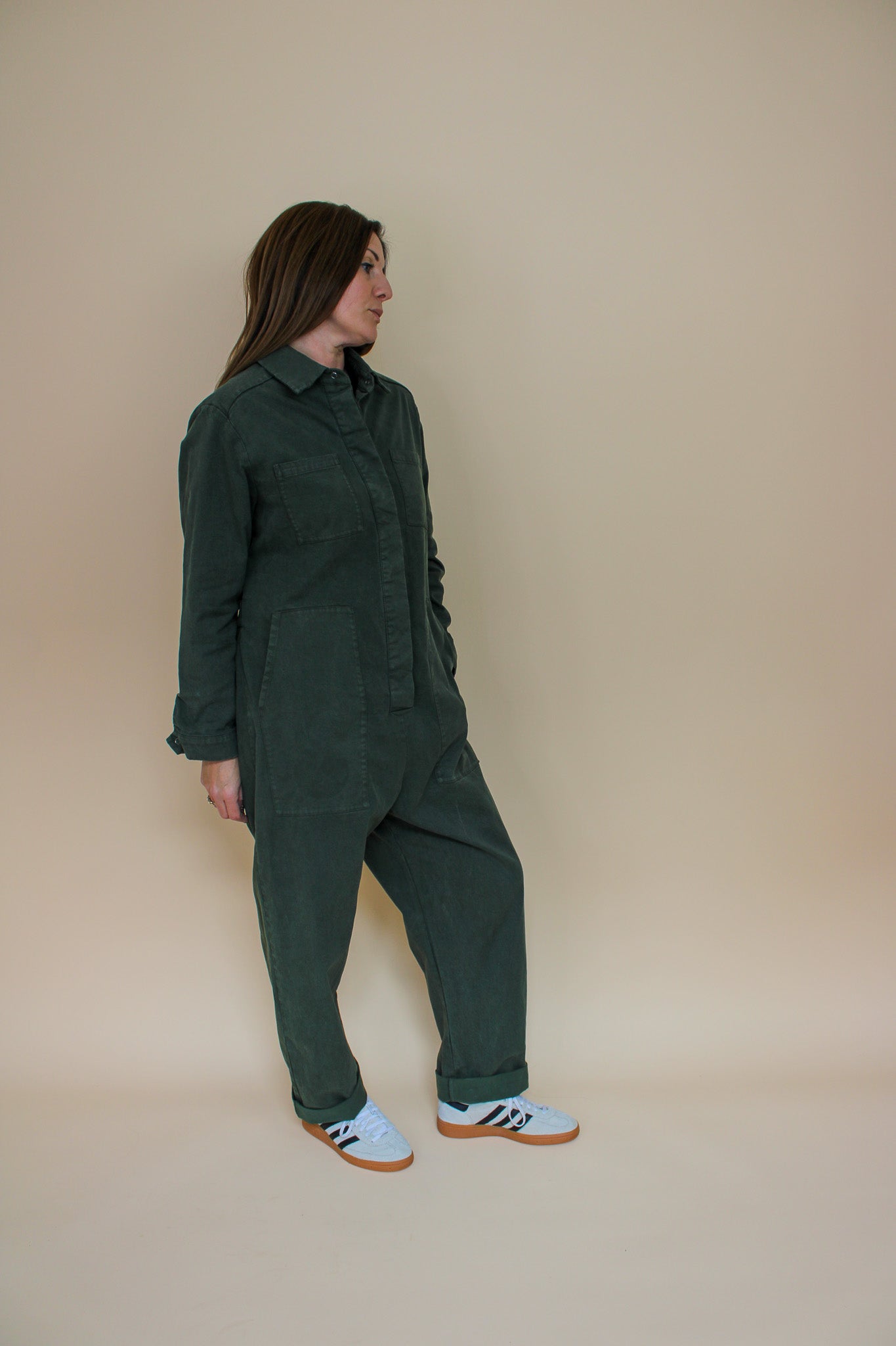 BEYOND NINE Cotton Coverall Size M