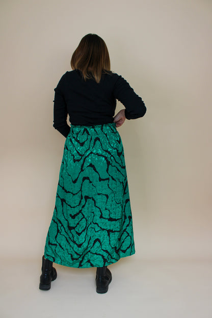 GESTUZ Aylingz Print Midi Skirt Size 12