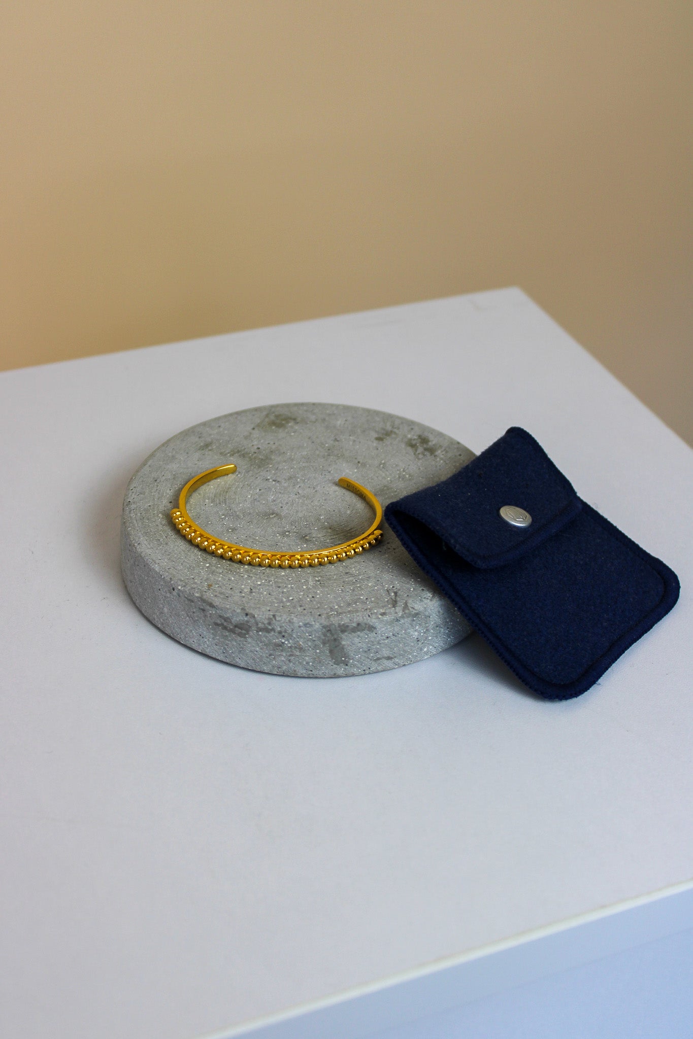 MISSOMA X LUCY WILLIAMS Beaded Cuff Gold Plated Bracelet