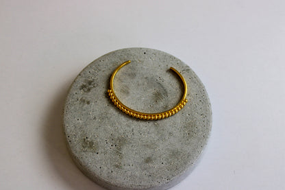 MISSOMA X LUCY WILLIAMS Beaded Cuff Gold Plated Bracelet