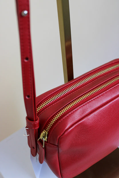 MANSUR GAVRIEL Double Zip Small Crossbody Bag