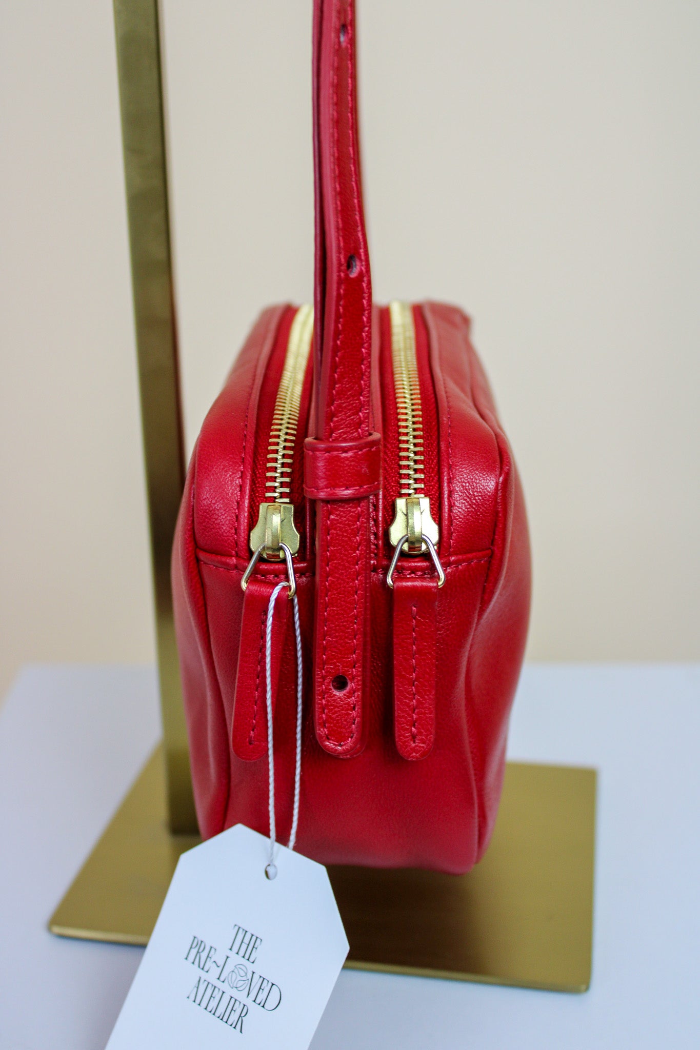 MANSUR GAVRIEL Double Zip Small Crossbody Bag