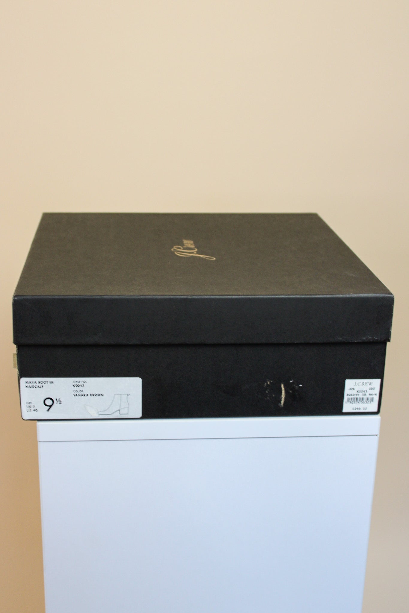 J CREW Leopard Haircalf Maya Boot Size 7