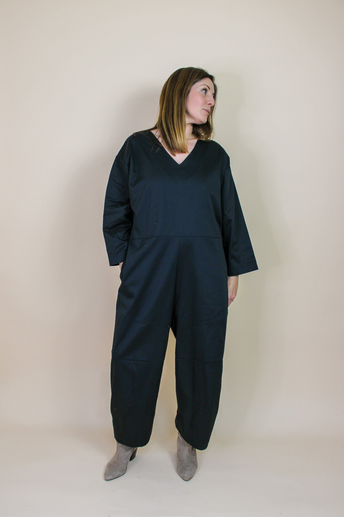 PLUMO Oversize Long Sleeve Jumpsuit Size M