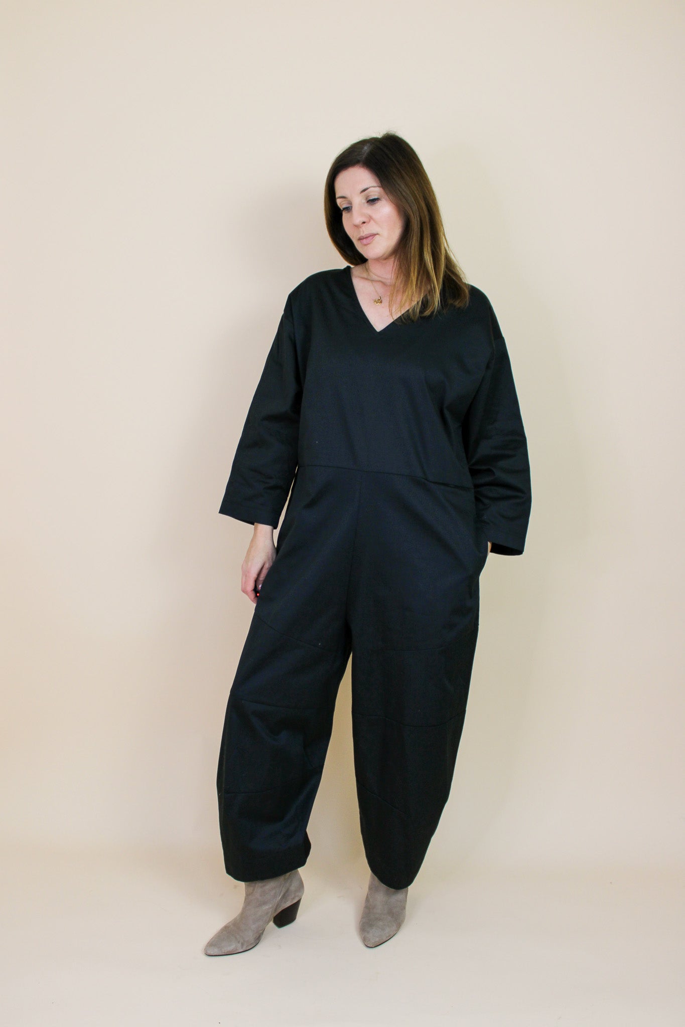PLUMO Oversize Long Sleeve Jumpsuit Size M