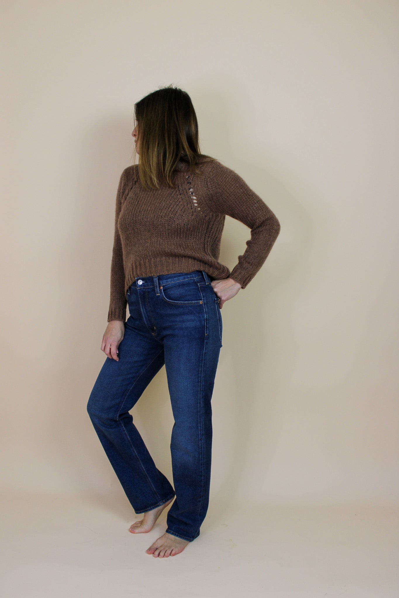 CITIZENS OF HUMANITY Daphne High Rise Straight Leg Jeans Size 28