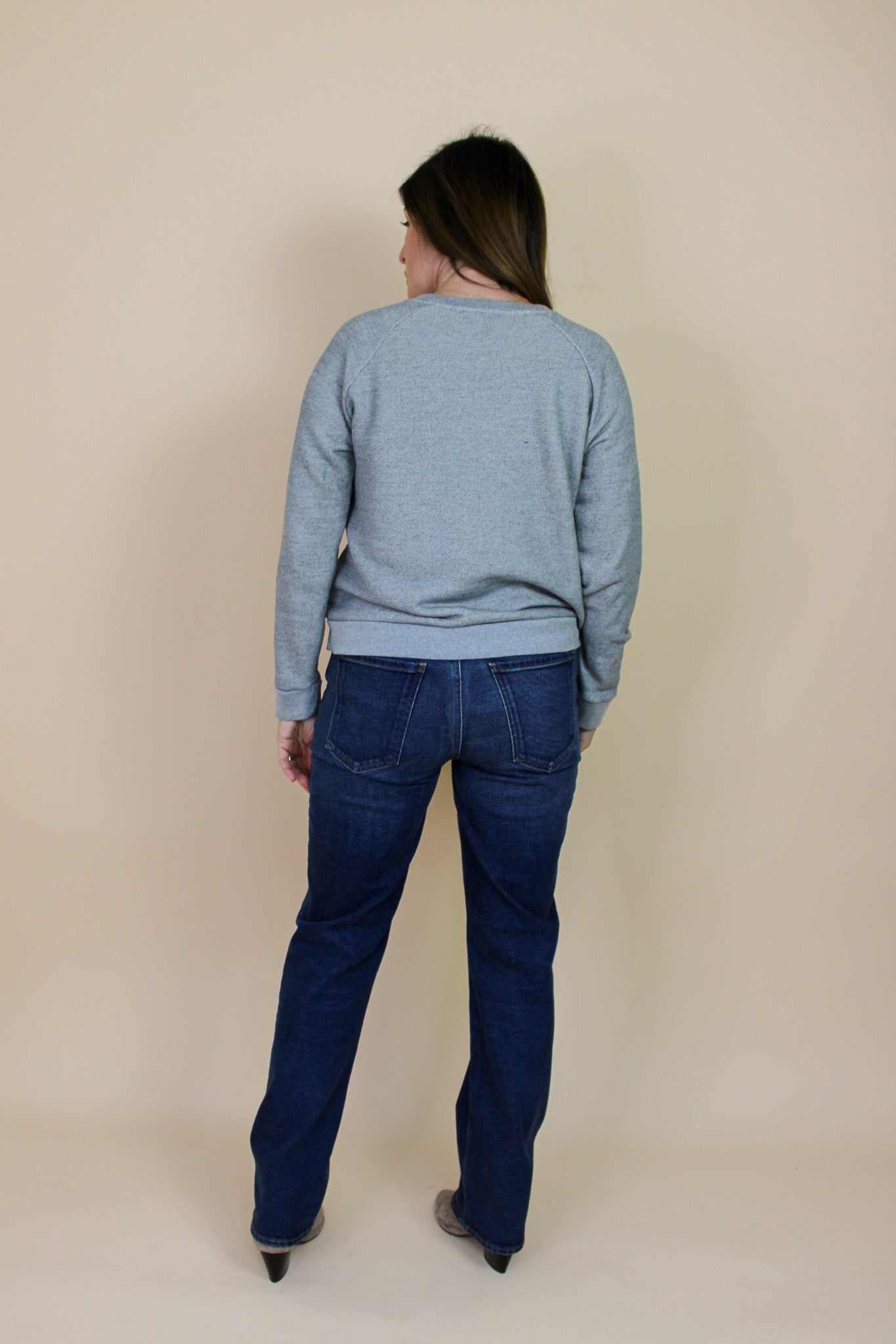 WHISTLES Embroidered Hummingbirds Sweatshirt Size M