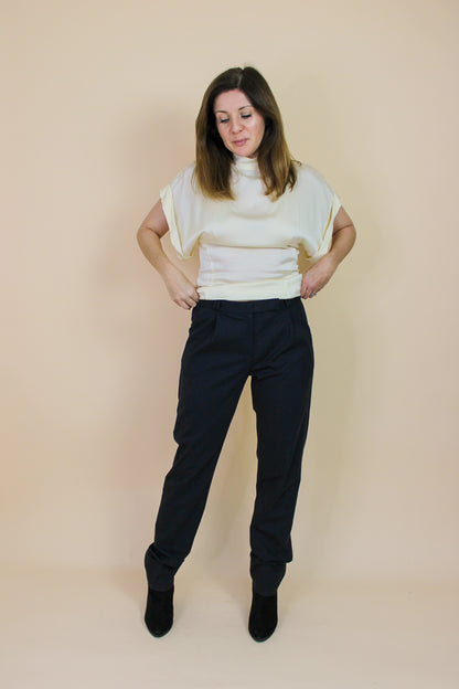 THE KOOPLES Wool Straight Leg Suit Trousers Size 10