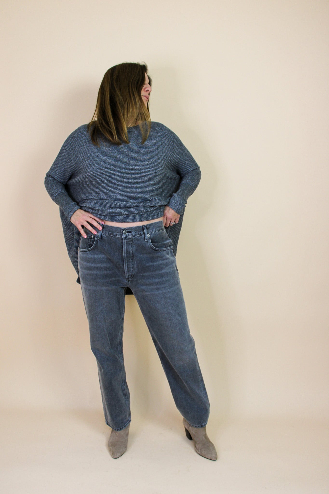 AGOLDE Ripley Mid Rise Straight Leg Jeans Size 30"