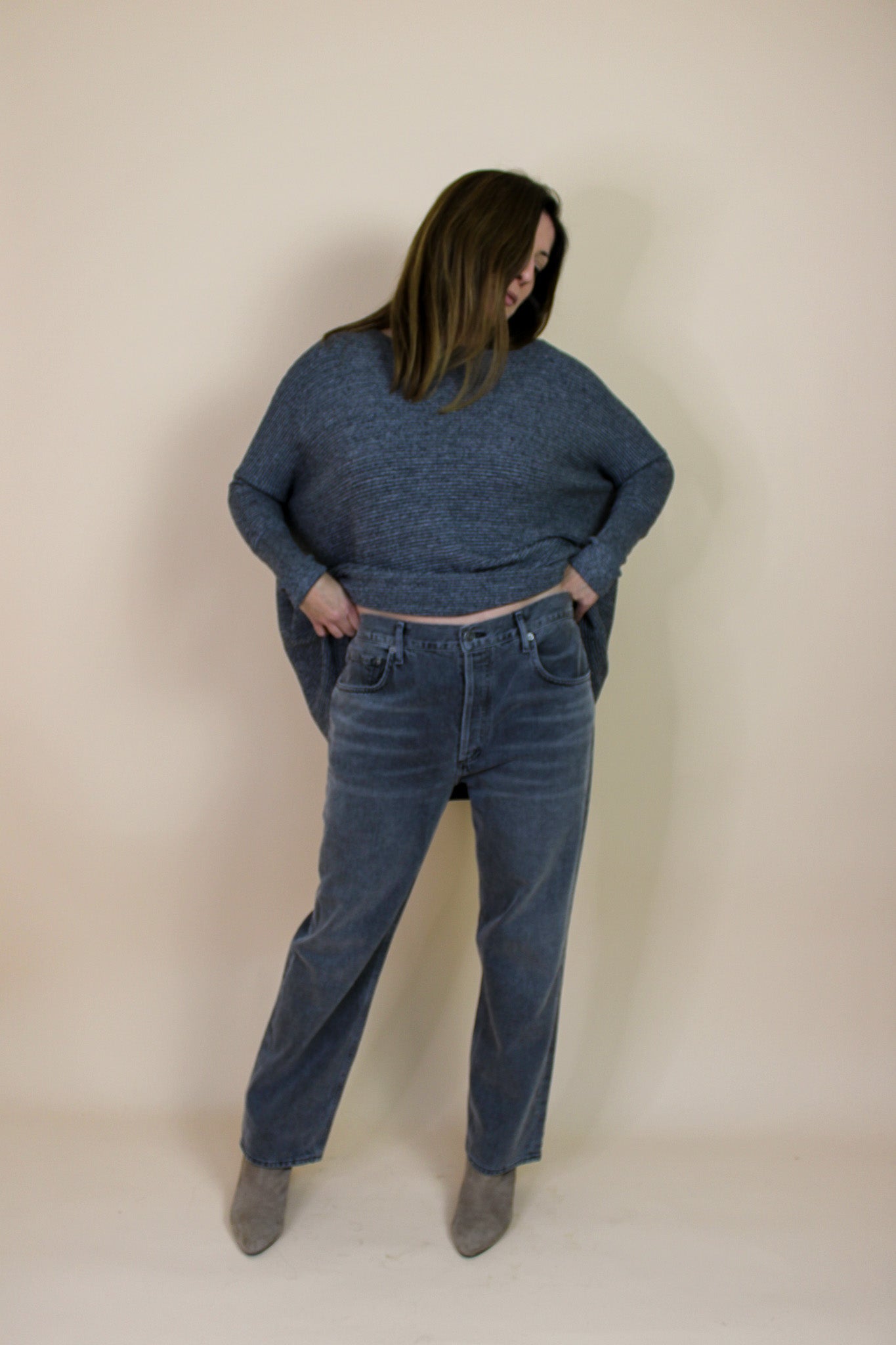 AGOLDE Ripley Mid Rise Straight Leg Jeans Size 30"