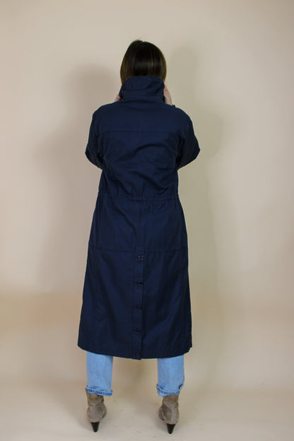 CURRENT ELLIOTT X CHARLOTTE GAINSBURG Cotton Drawstring Trench Coat Size 1