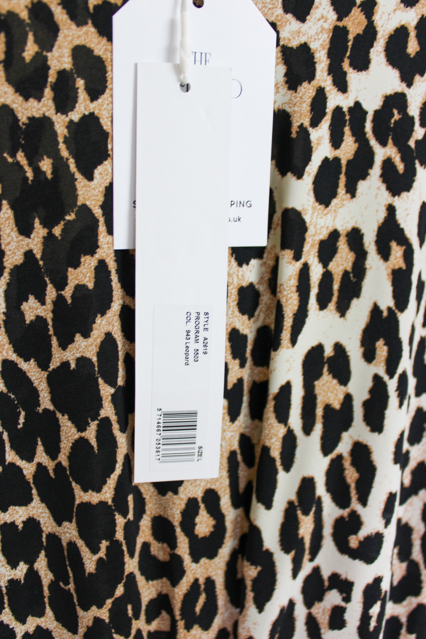 GANNI Leopard Print Long Sleeve Leotard Body Size L