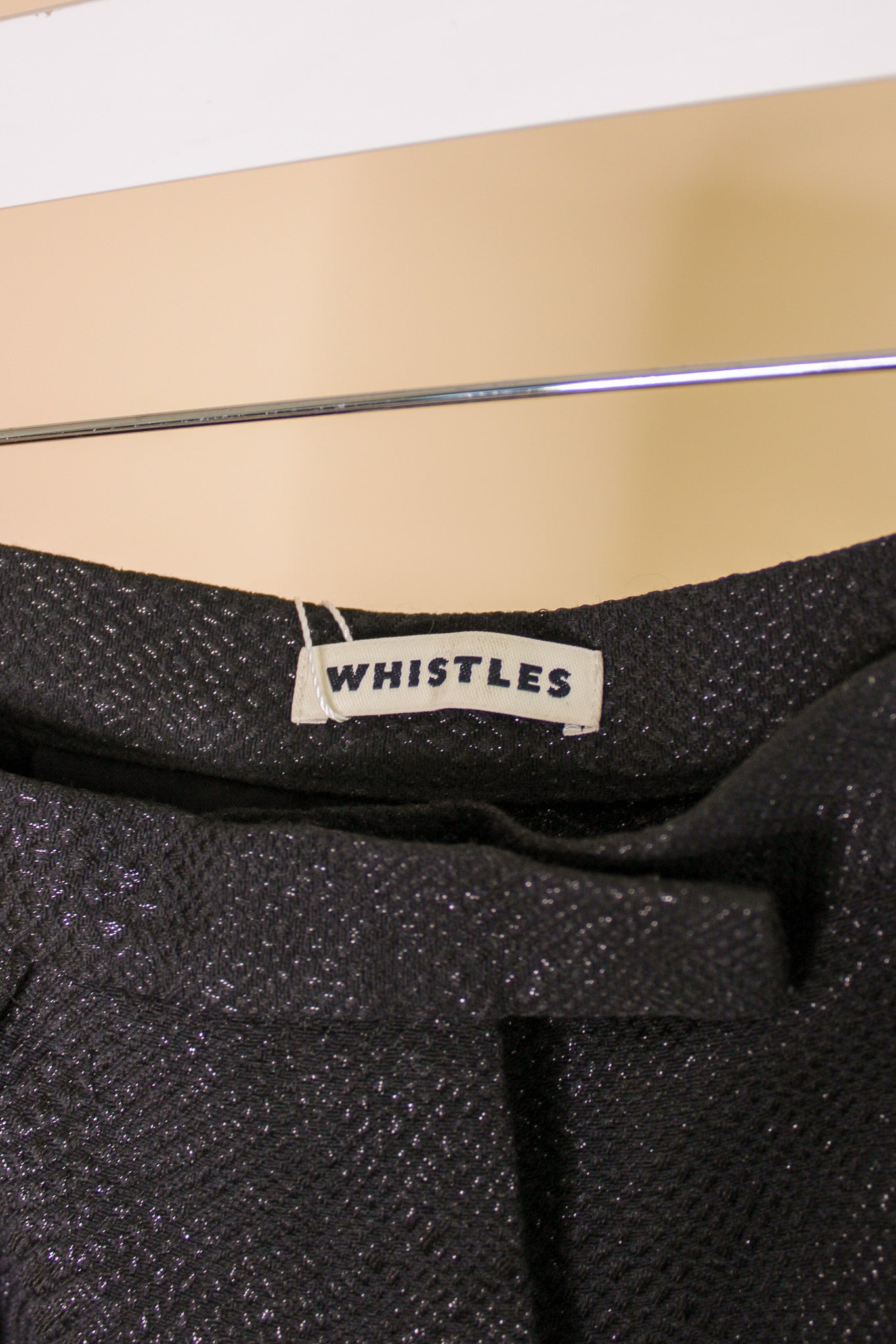 WHISTLES Snake Print Tapered Trousers Size 8