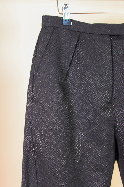 WHISTLES Snake Print Tapered Trousers Size 8