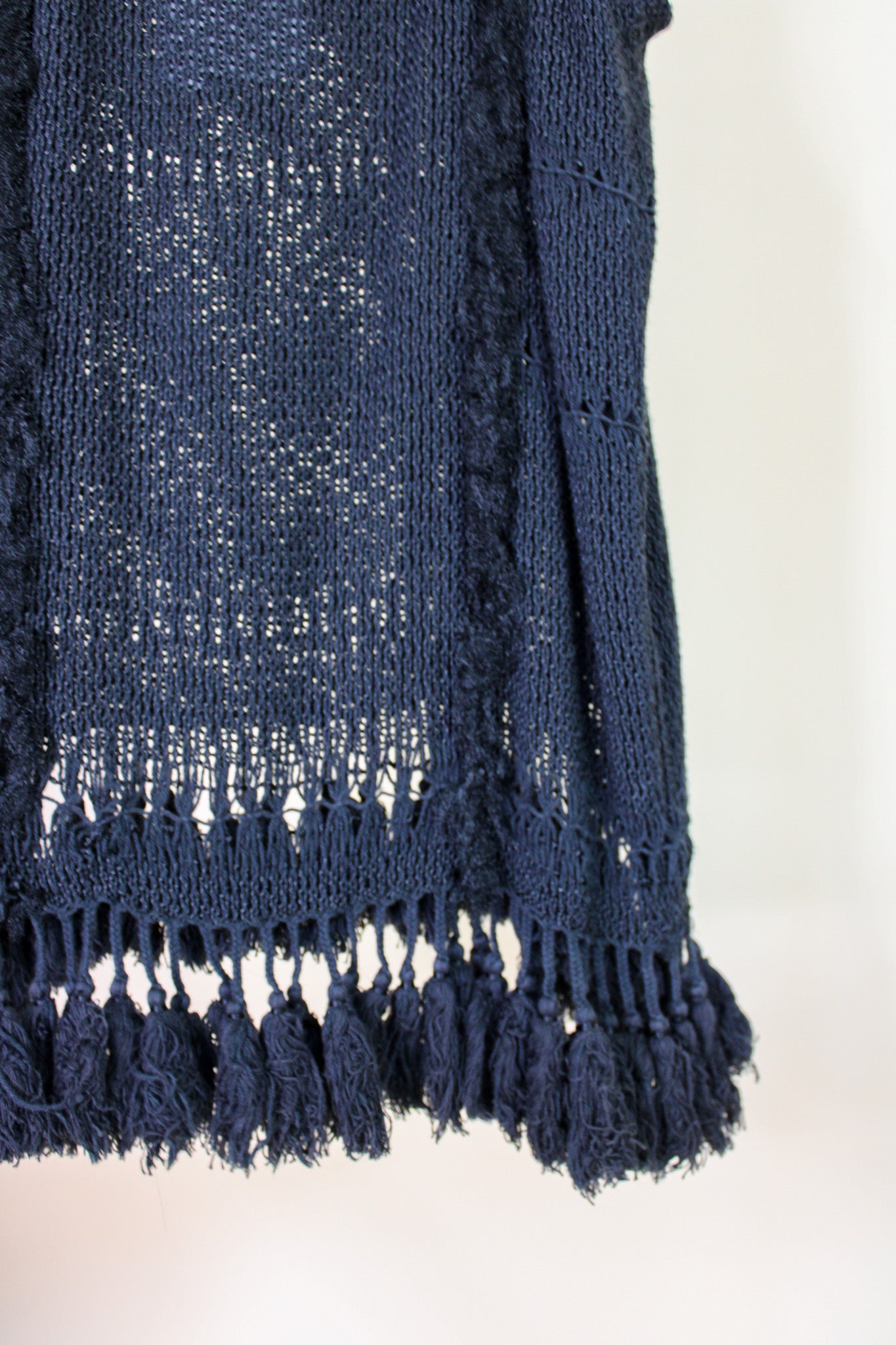 ISABEL MARANT Crochet Tassel Detail Top Size 10