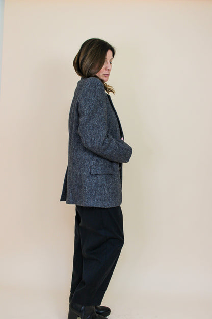 VINTAGE Harris Tweed Wool Blazer Size 10