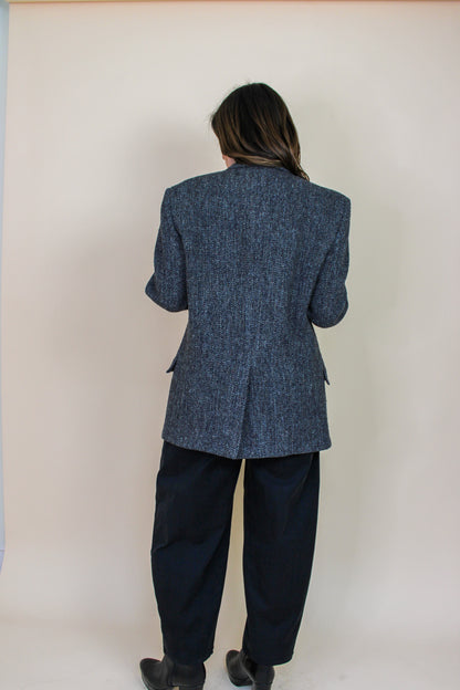 VINTAGE Harris Tweed Wool Blazer Size 10